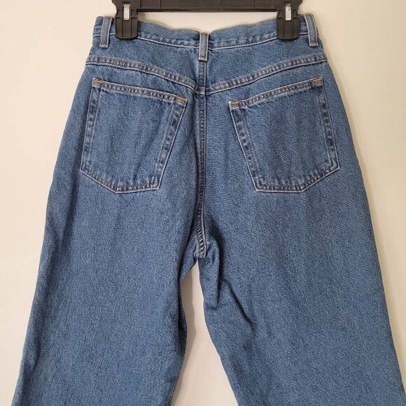 L.L. Bean Women’s Flannel Lined Jeans Size 10 Regular Original Fit Relaxed 100% - Picture 2 of 8